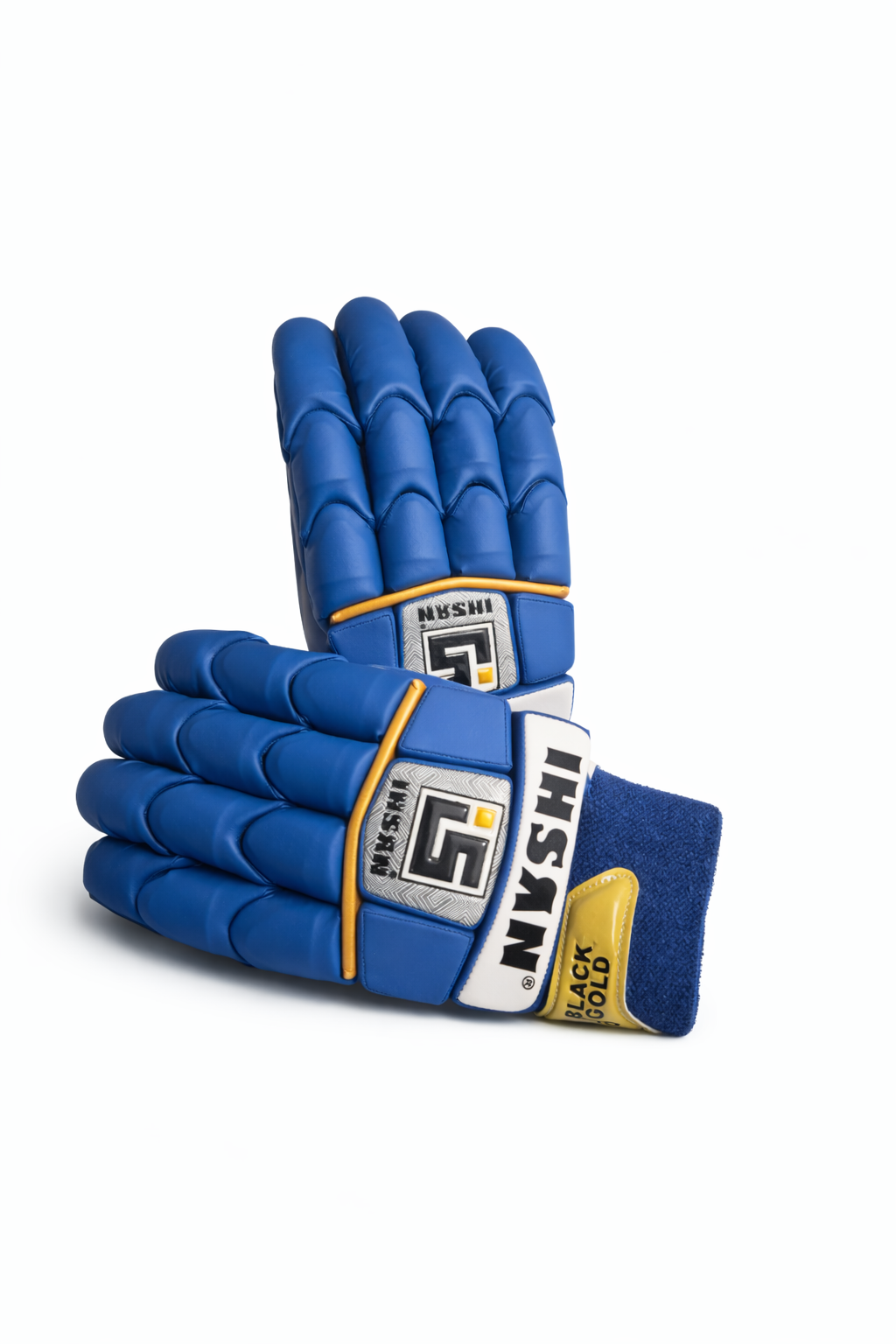 Ihsan Black Gold Cricket Batting Gloves - RH